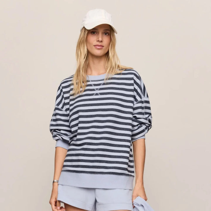 The Everyday Striped Crew Eclipse