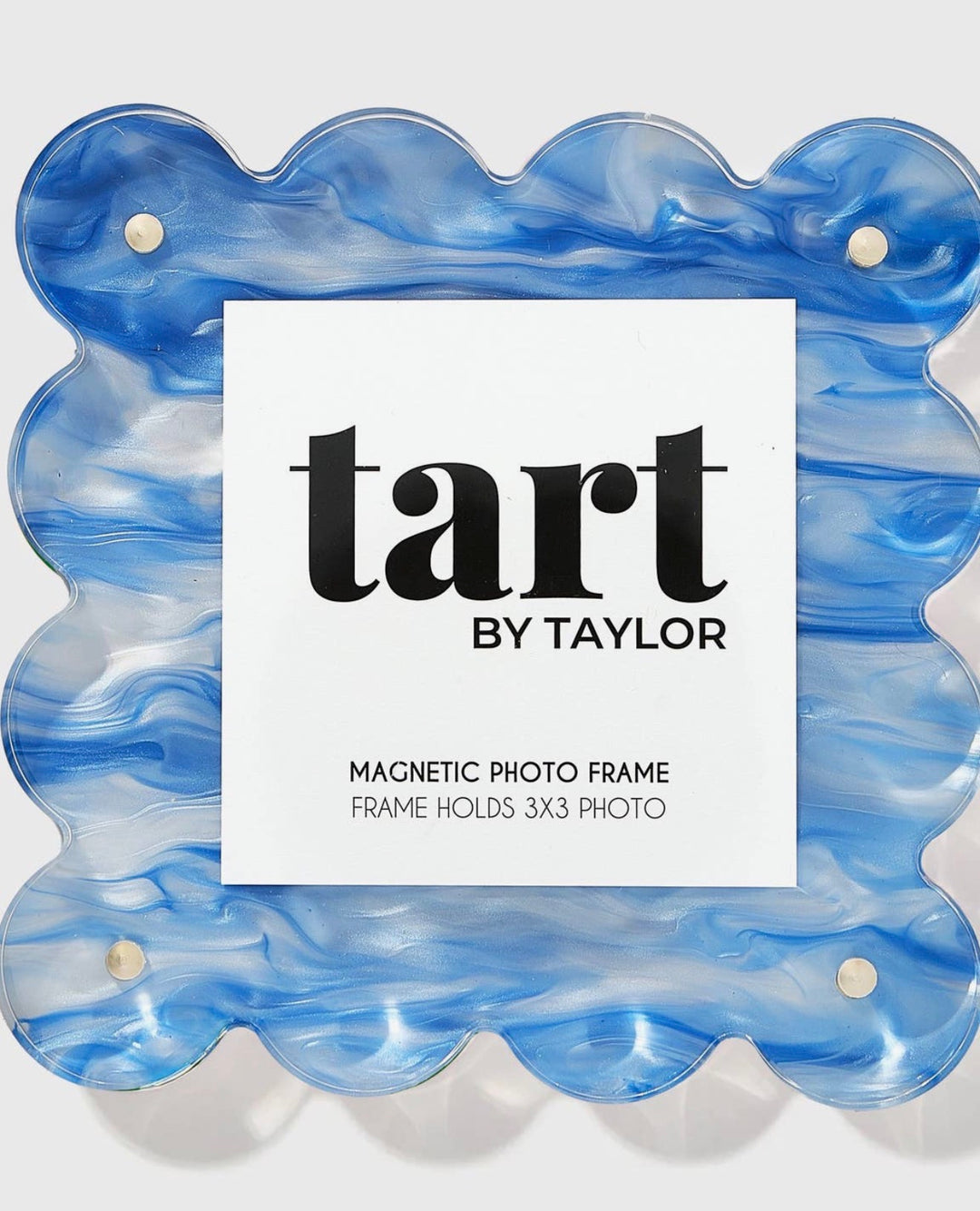 Tart By Taylor Marbled Blue Mini Acrylic Picture Frame