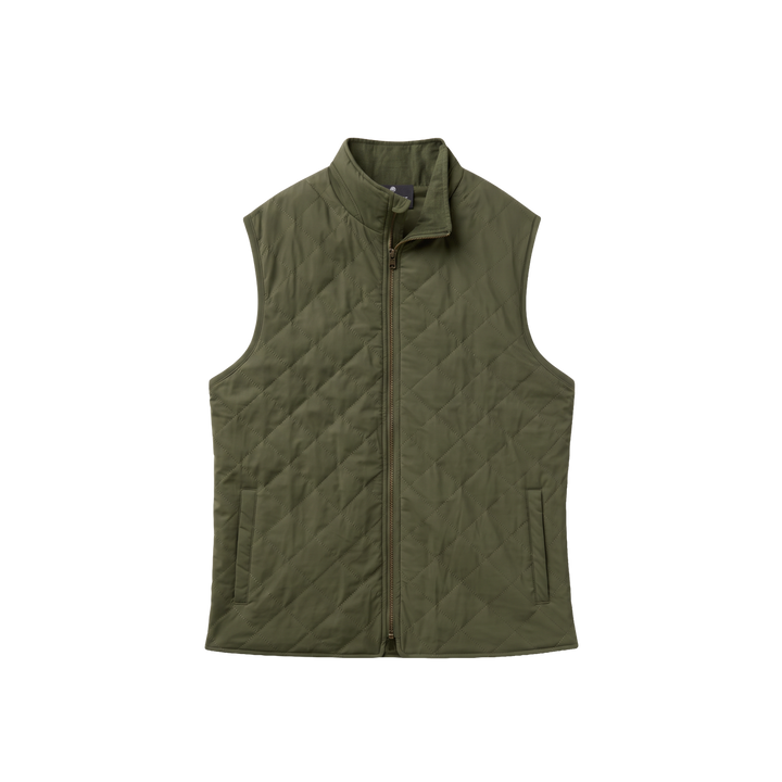 Southern Marsh Madison Quilted Vest | Moss Green