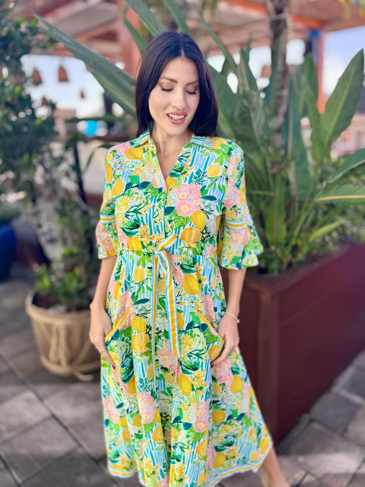 Cape midi | riviera Isla Payal dress