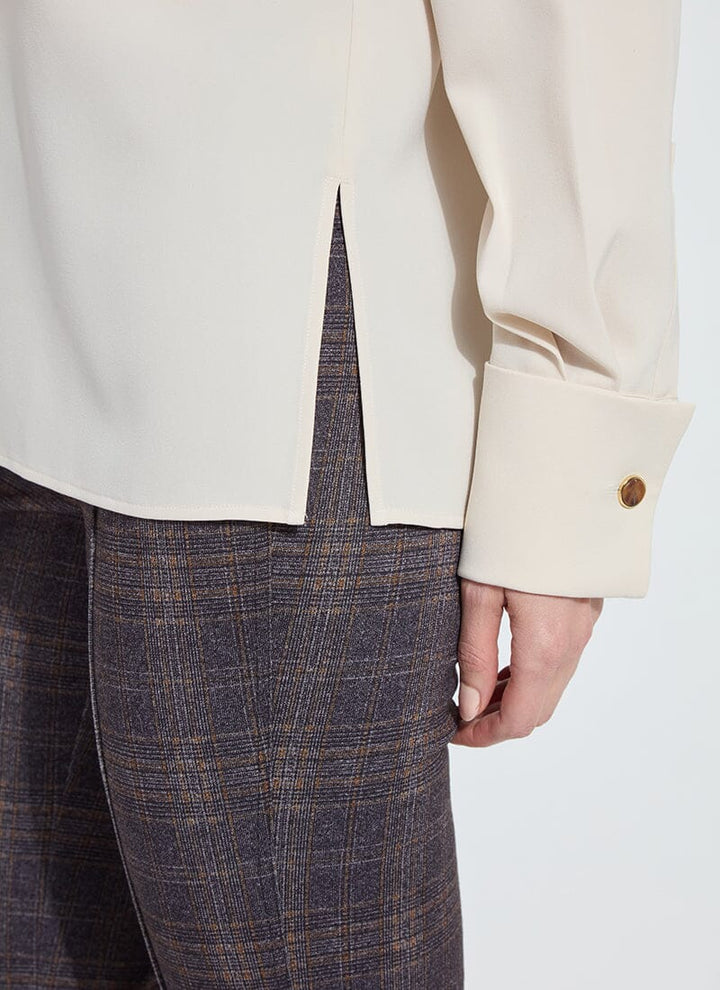 Talita French Cuff Blouse / Silky Cream