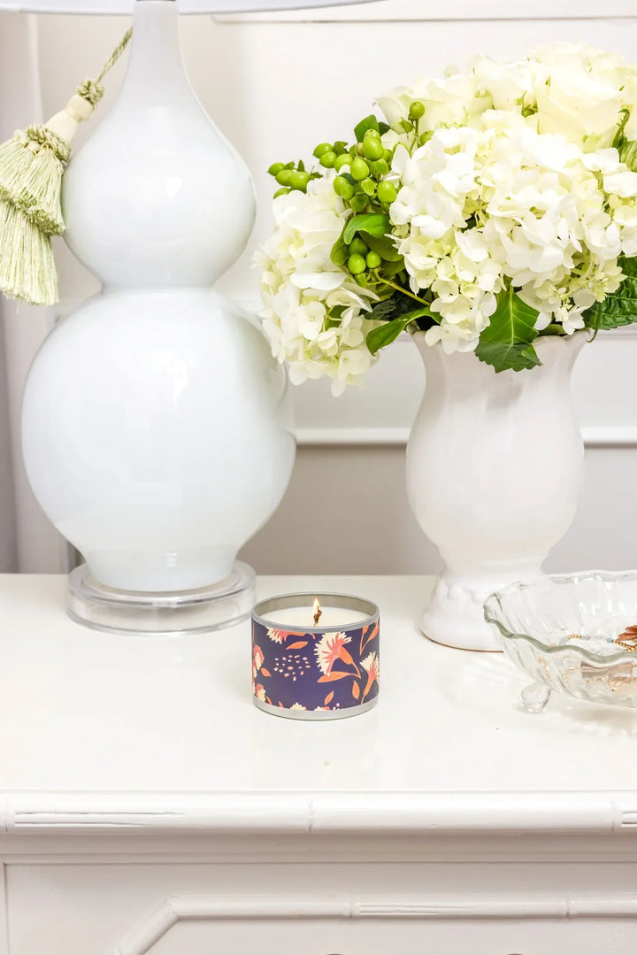 Saffron &amp; Silk Tin Candle