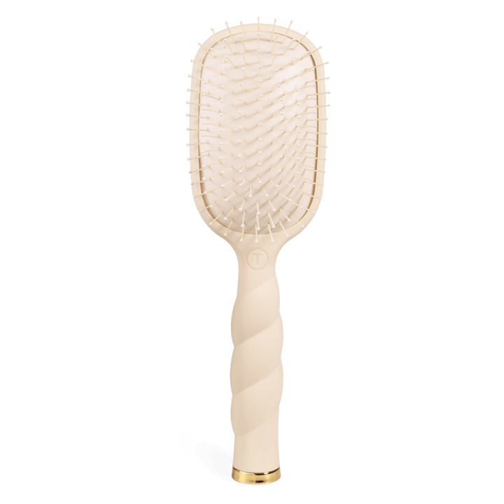 Teleties Detangler Hair Brush for Medium Hair | Tan