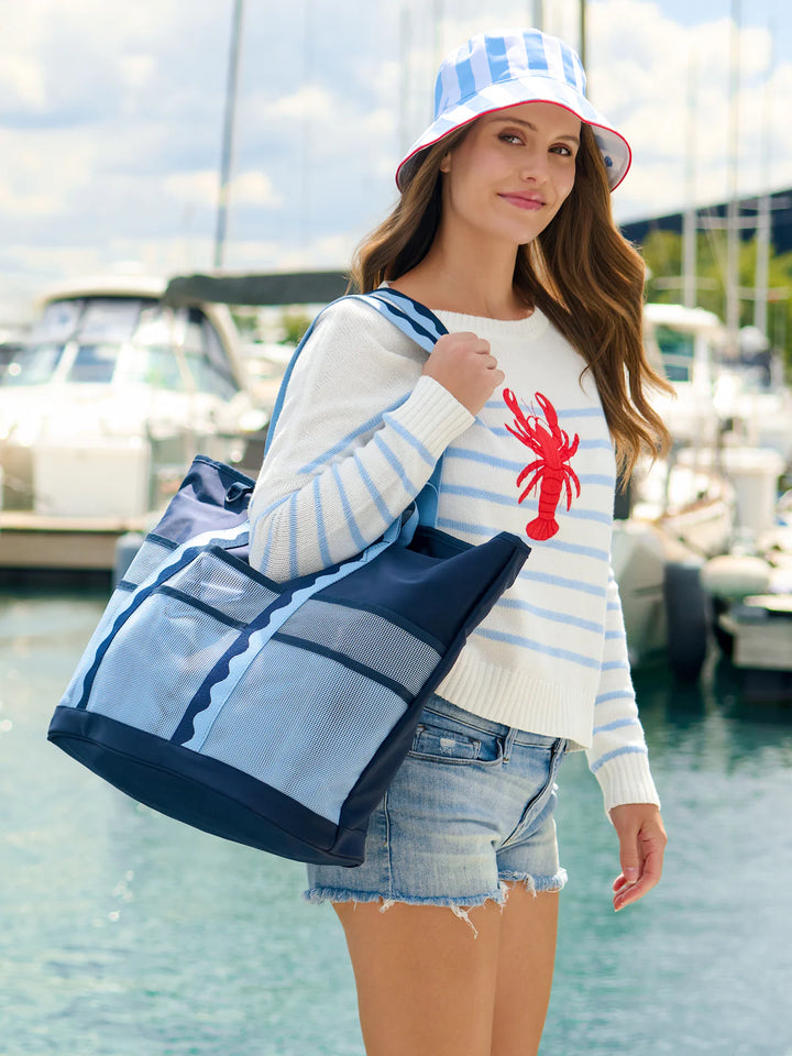 Camden Neoprene Tote, NAVY