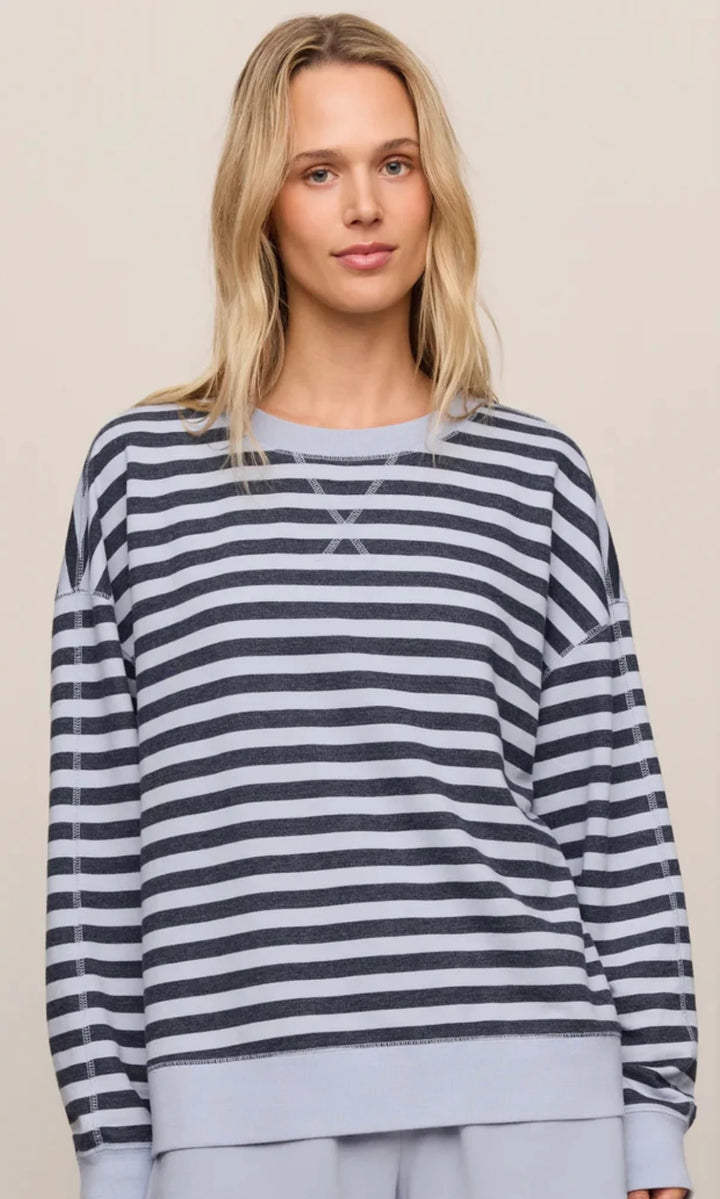 The Everyday Striped Crew Eclipse