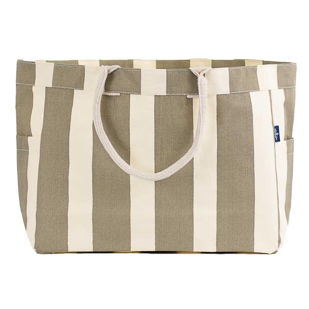 The Royal Standard Cabana Stripe Durham Tote in Natural