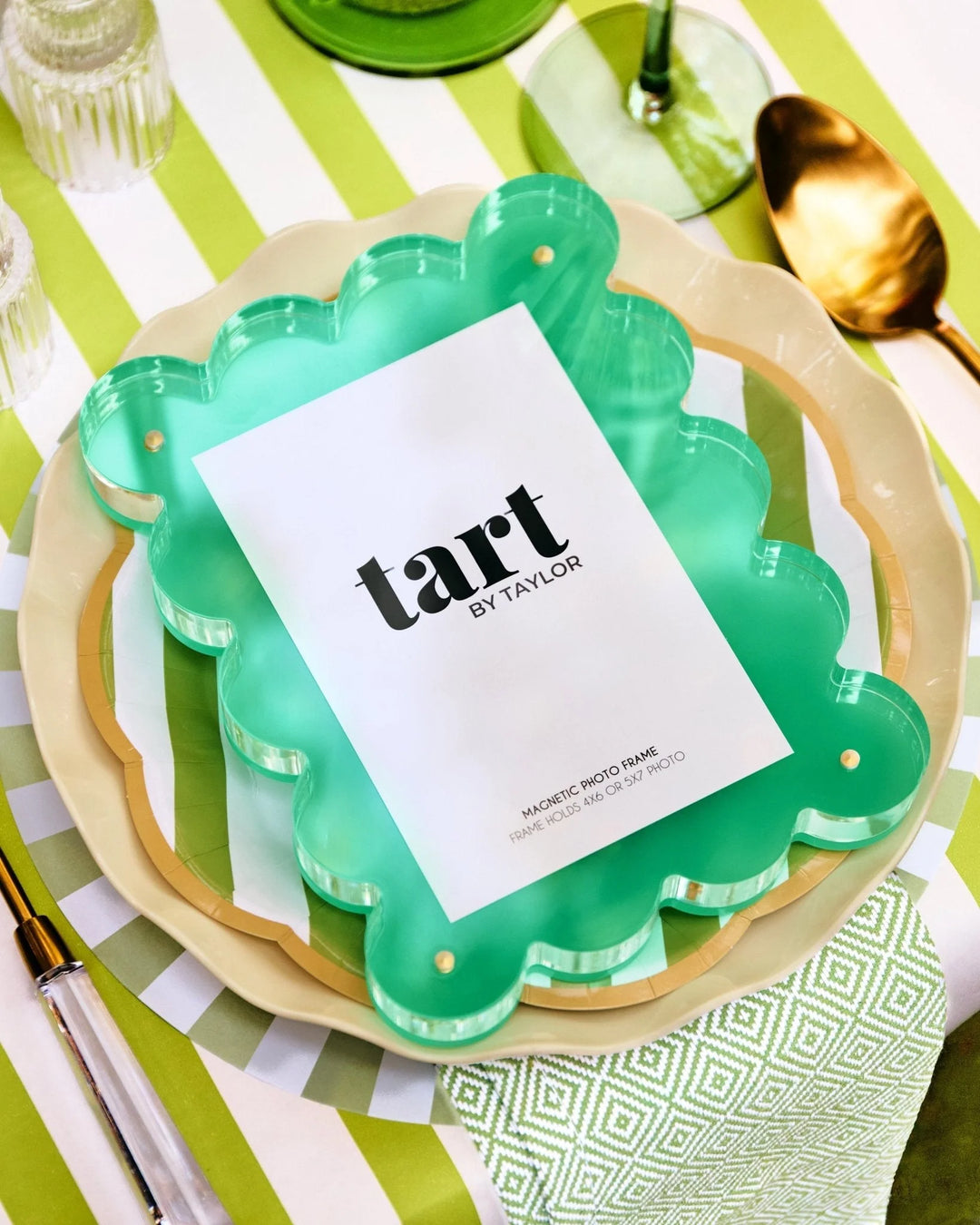 Aqua Green Acrylic Picture Frame
