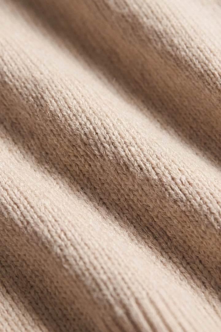 Cloud Spun V-Neck Sweater | Frosted Pearl