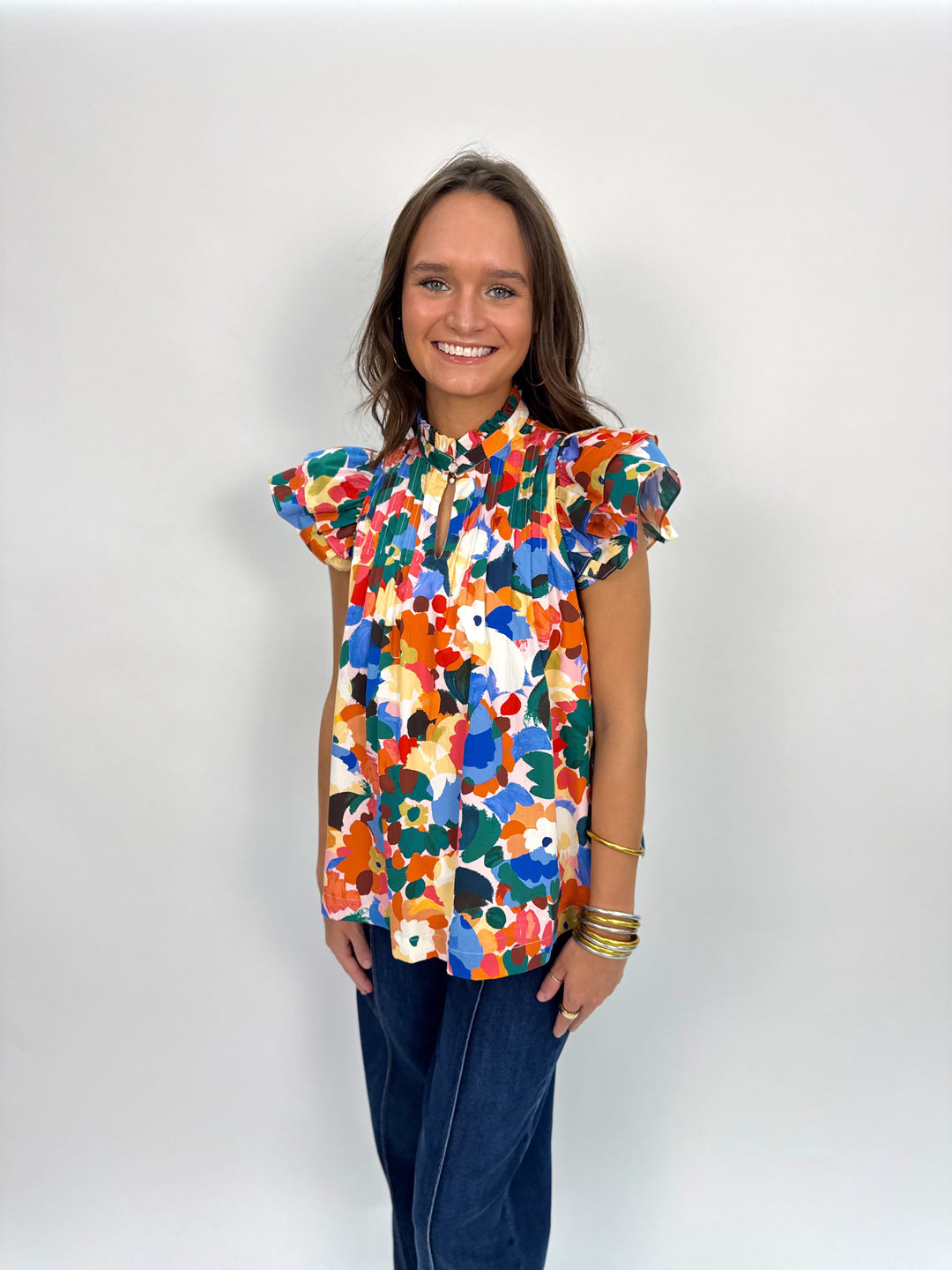 Sara Beth Top / Wildflower Whirl