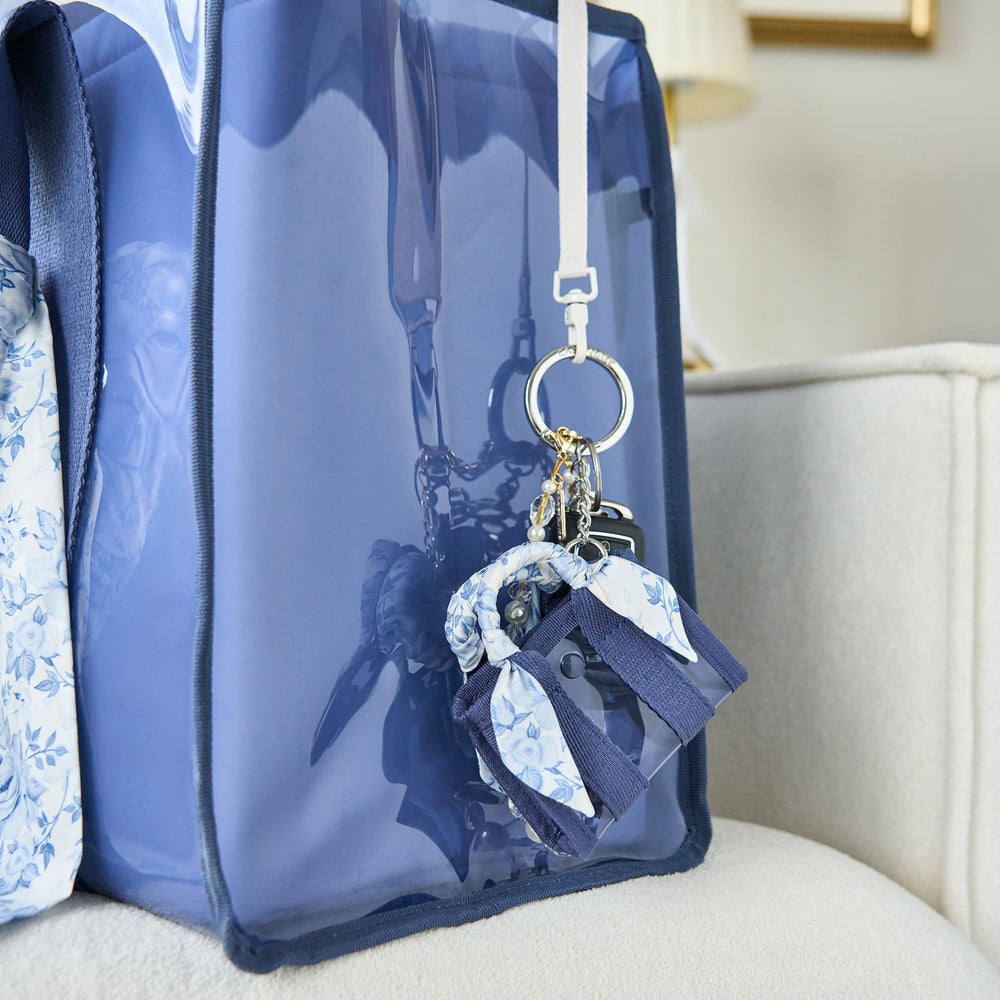 Jelly Tote Key Chain | Something Navy Twilly