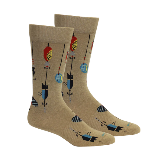 Brown Dog Socks | Lured - Khaki