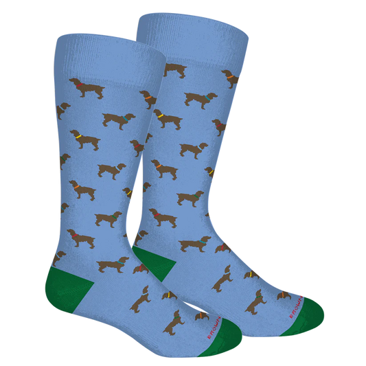 Brown Dog Socks | Rylee - Della Blue