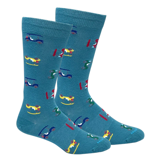Brown Dog Socks | Buggies - Teal