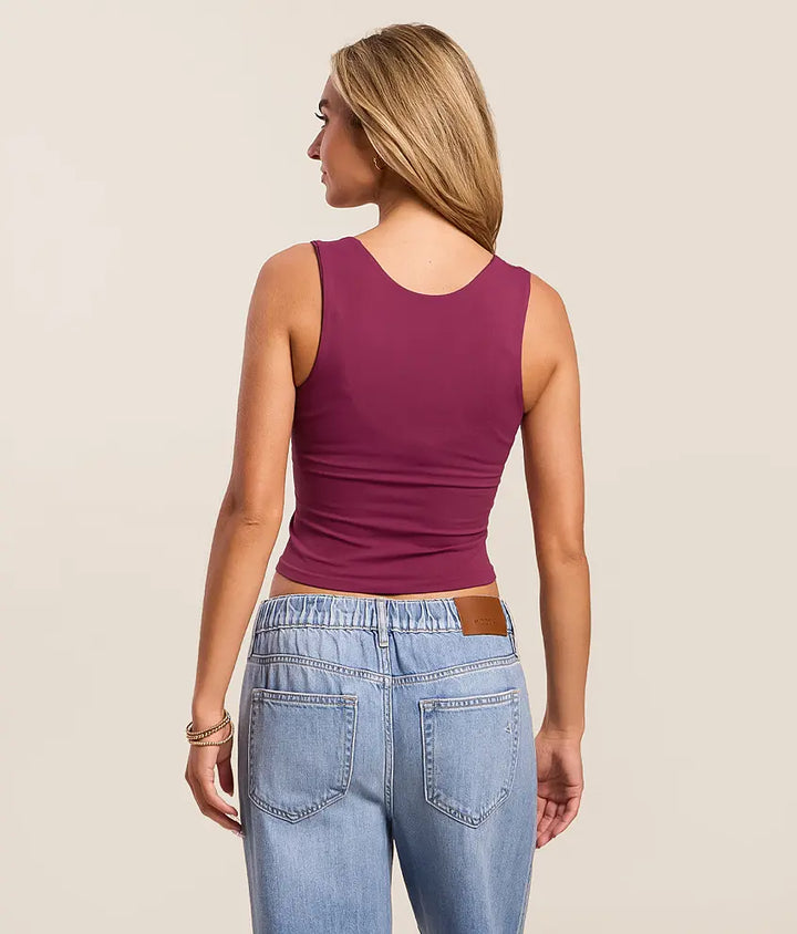 Clean Lines Muscle Cami | Dreamy Mulberry