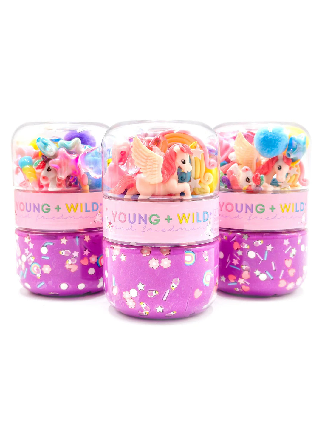Young+ Wild and Friedman Grab & Go Sensory Dough | Unicorn Valentine