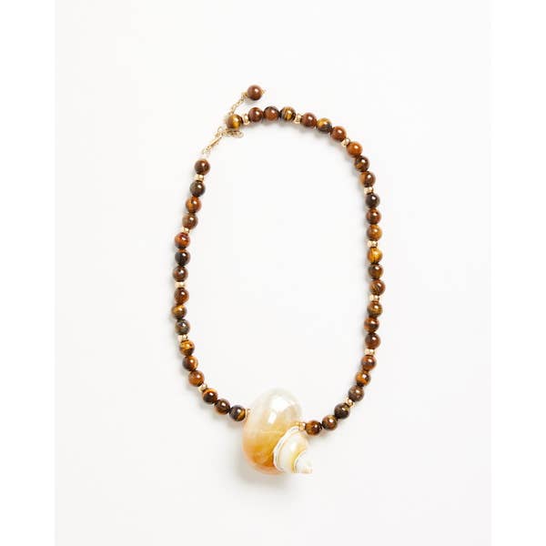 Mare Sole Amore Mangrove Choker | Brown