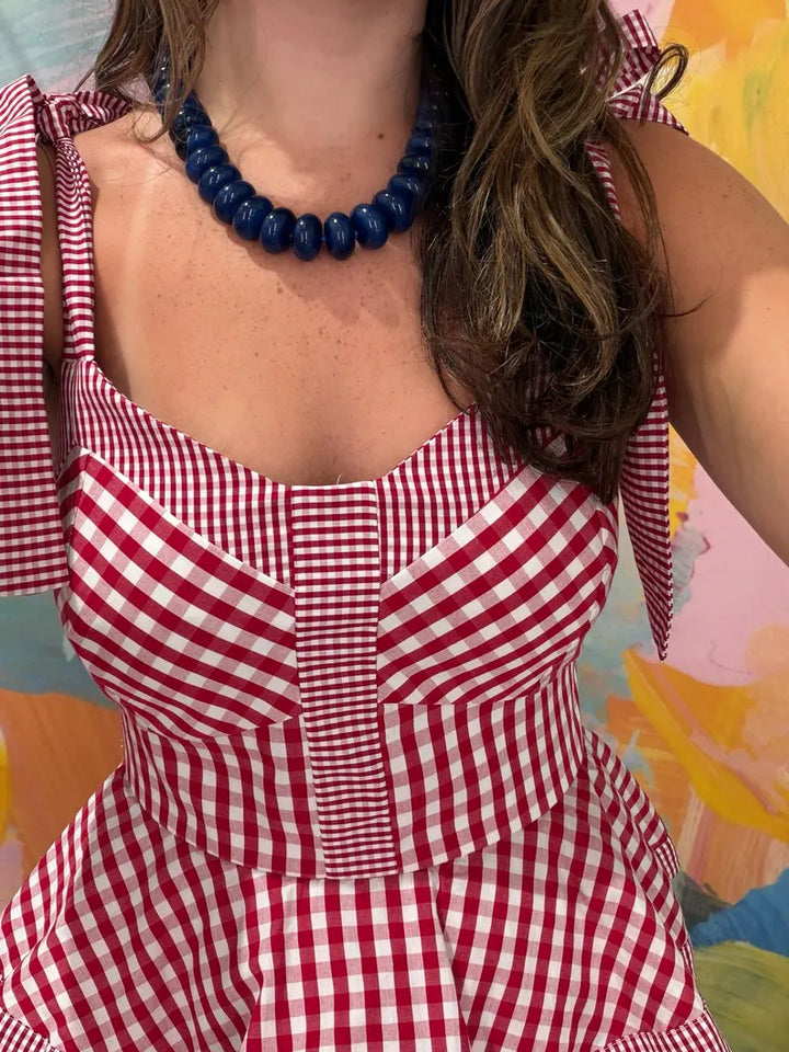 Candy Necklace in Navy