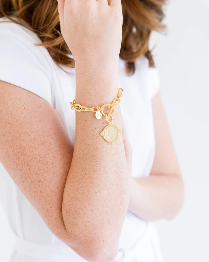 Coin Toggle Bracelet