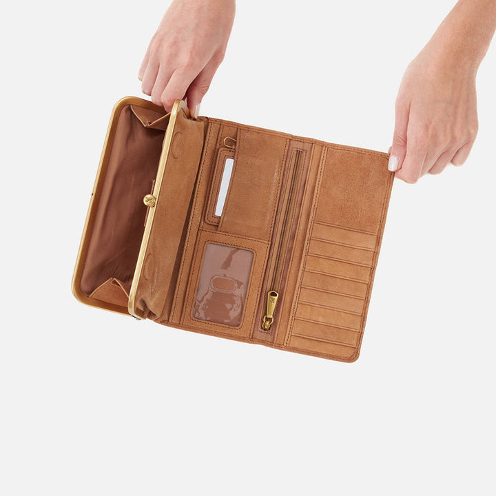 Rachel Continental Wallet | Whiskey