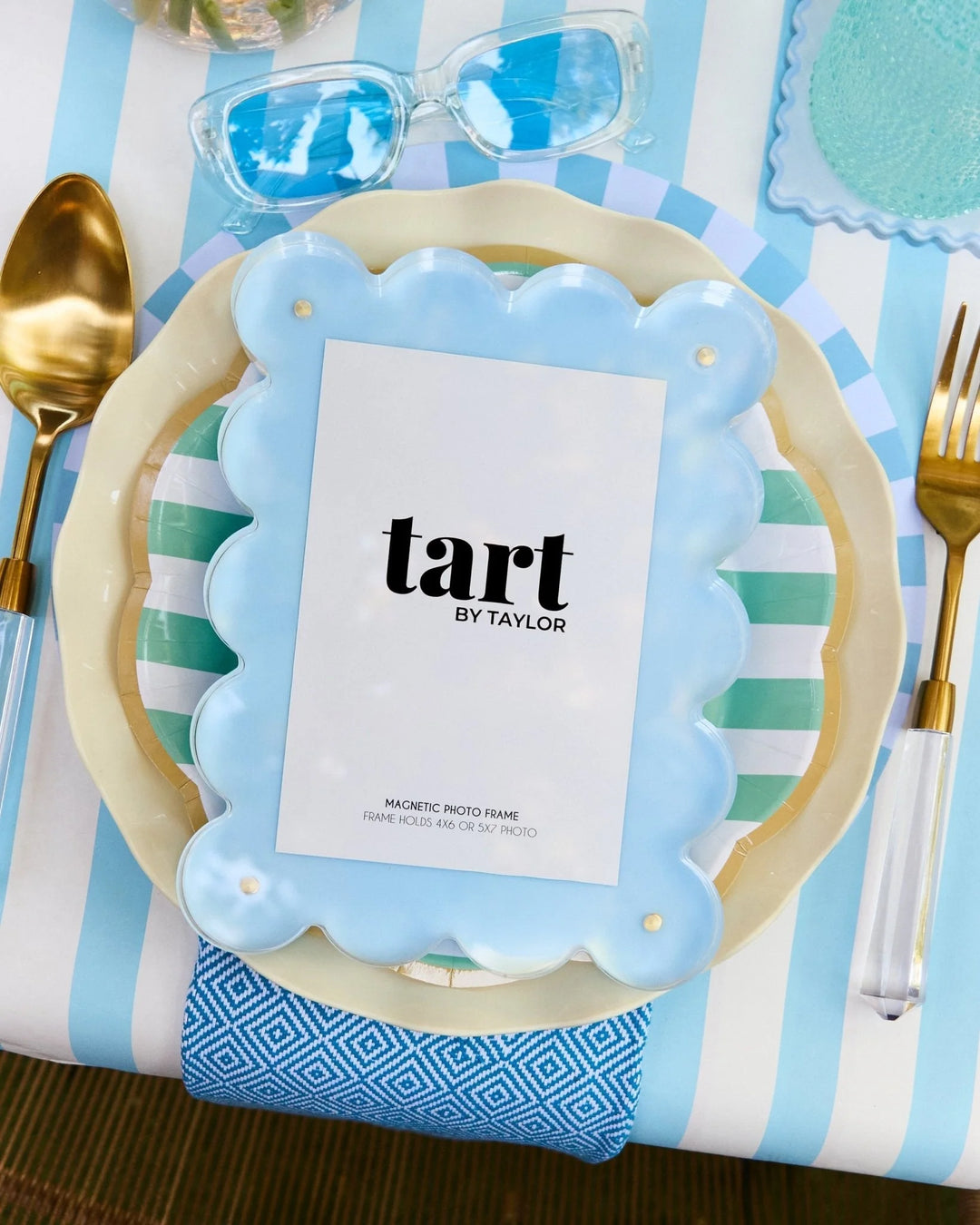 Light Blue Acrylic Picture Frame