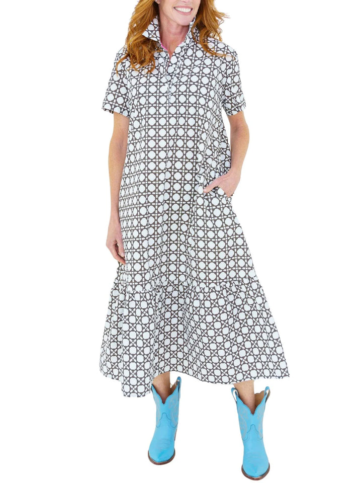 Maddie Basket Dress | Brown