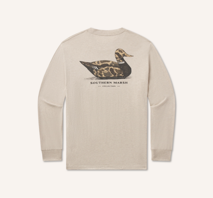 LS Vintage Duck Decoy Tee-Camo