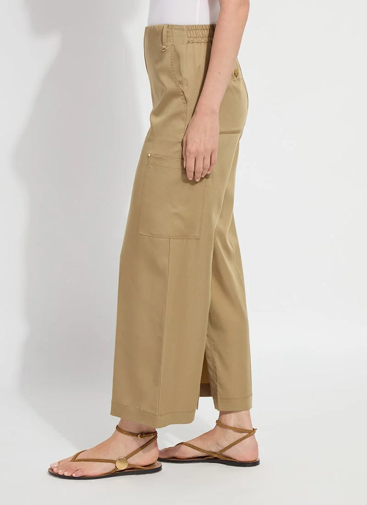 Jane Cargo Ankle Pant | Raw Umber