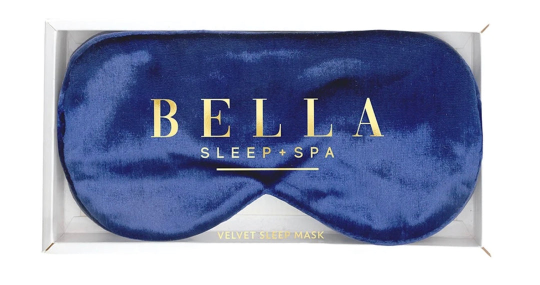 Bella Sleep & Spa Velvet Eye Mask Navy