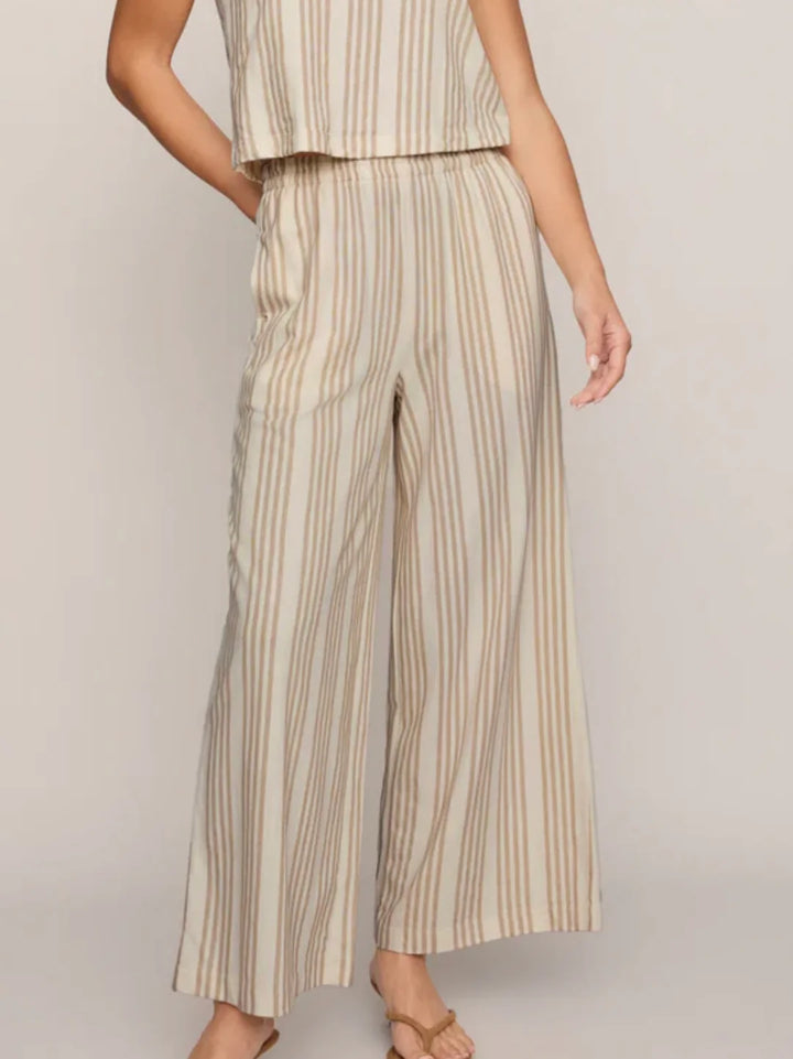 Scout Knit Striped Pant Cloud