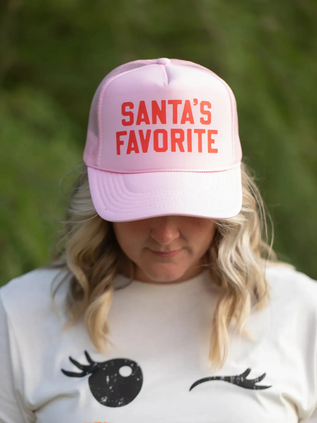 Santa’s Favorite Trucker Hat | Pink