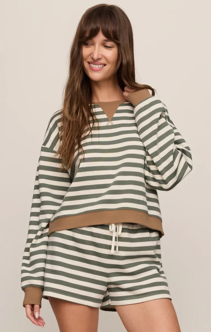Low Key Stripe Short