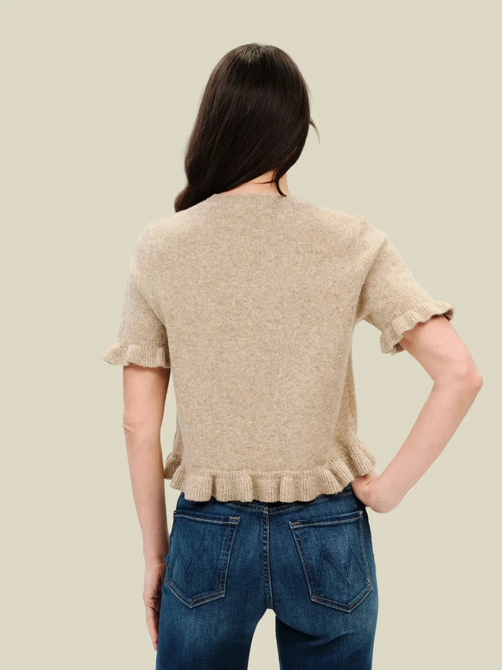 Cleo | Ruffle Edging Sweater