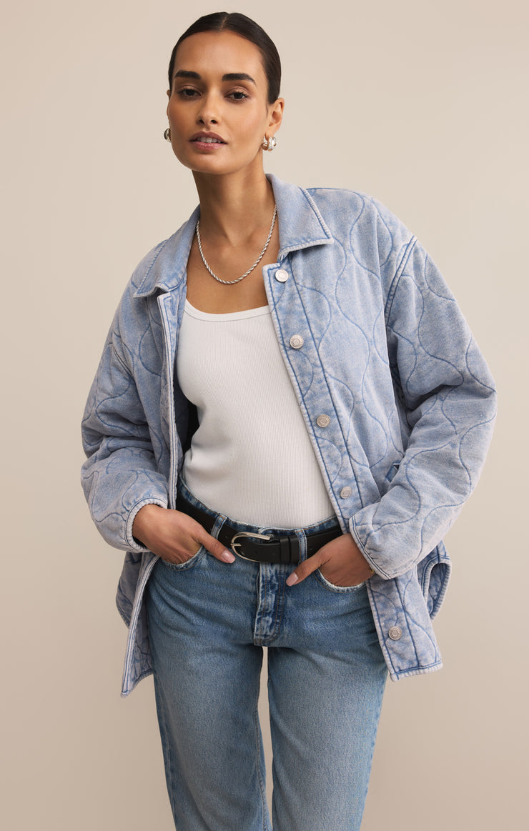 Boulder Knit Denim Jacket