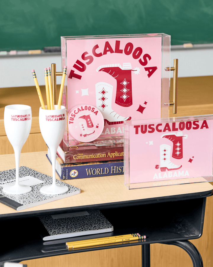 Tuscaloosa, Alabama Acrylic Coaster - Set of 4