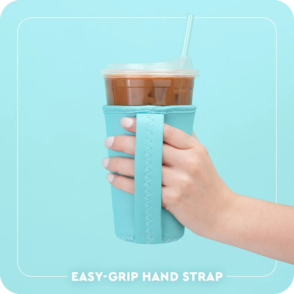 Gameday Gingham Red + Black Iced Cup Coolie (Med)