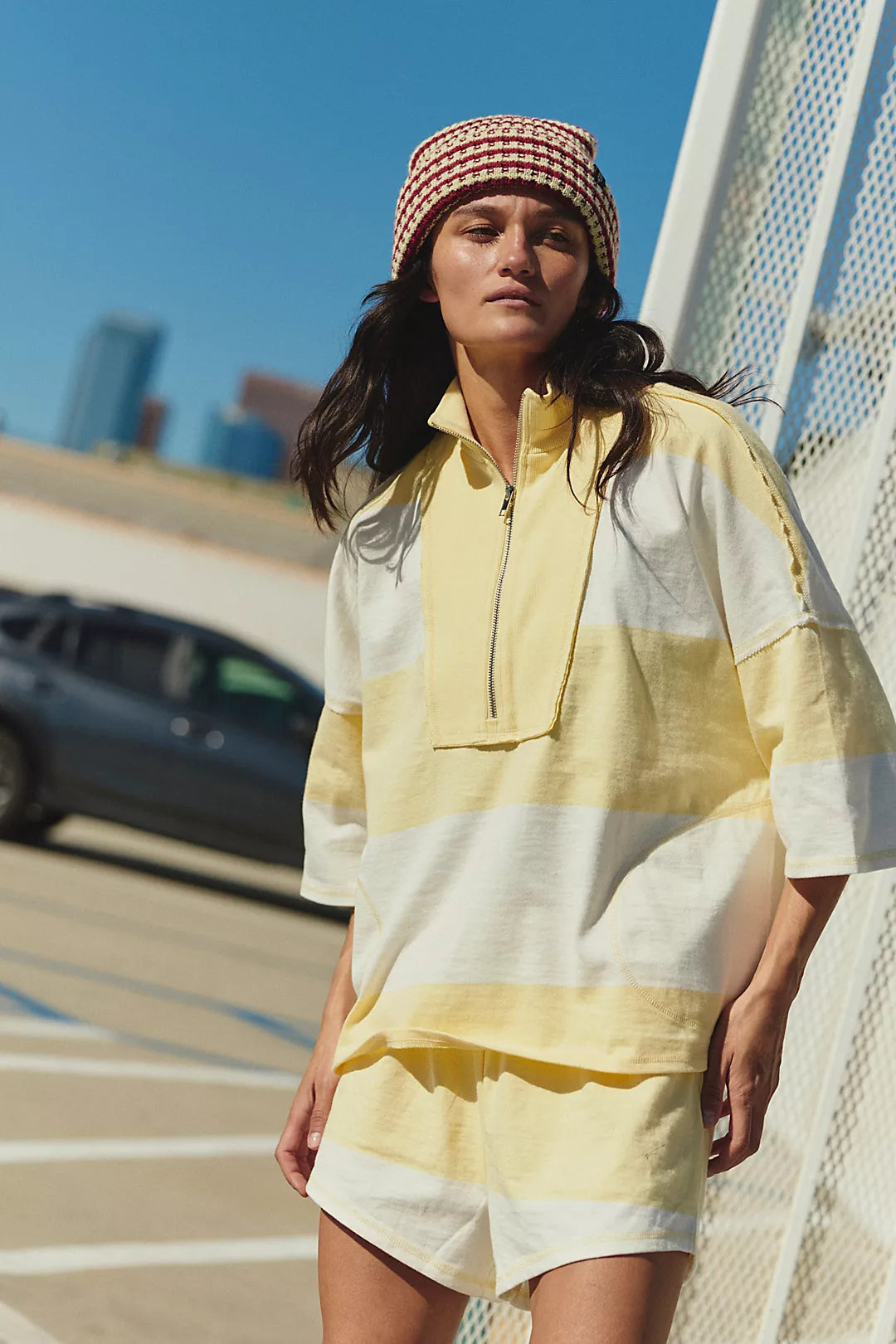 Retro Rugby Set in Sunlit Yellow Combo