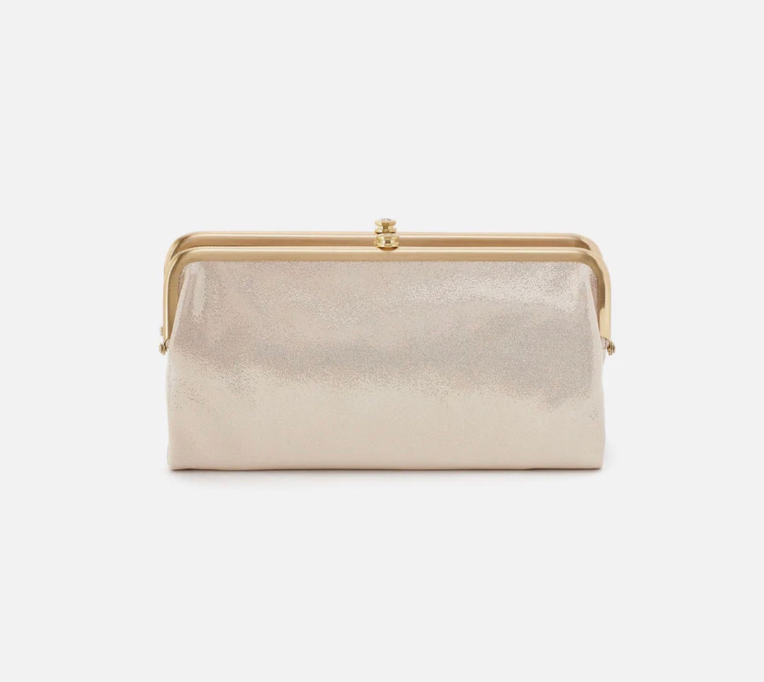 Hobo Lauren Clutch Wallet Sand Shimmer