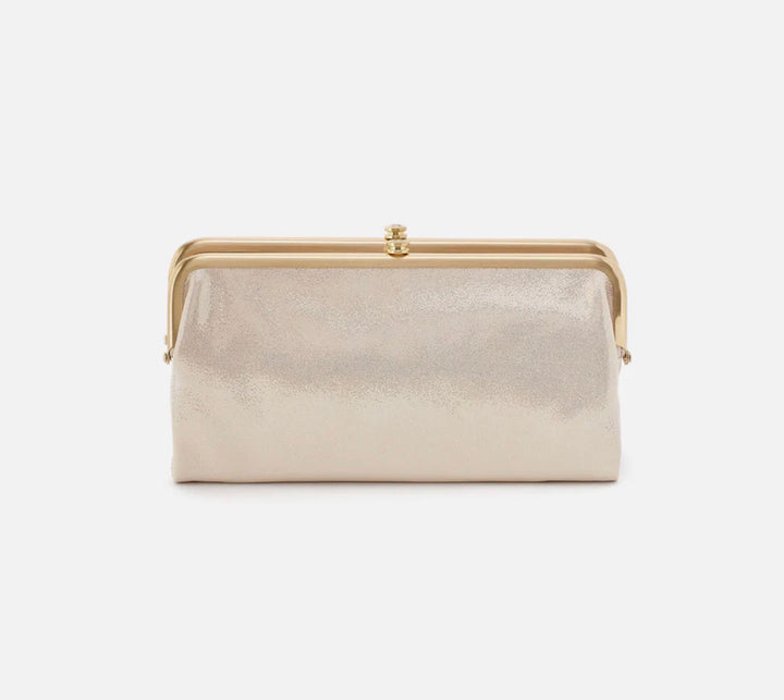 Hobo Lauren Clutch Wallet Sand Shimmer