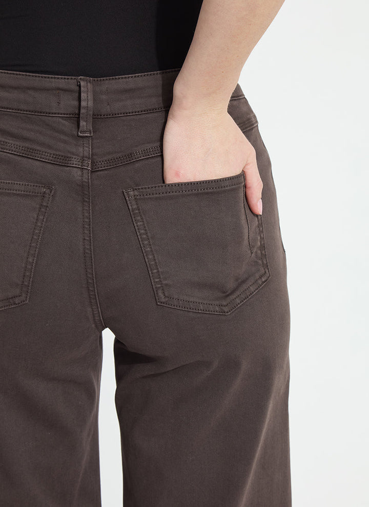 Iris Wide Leg Everyday Denim | Double Espresso
