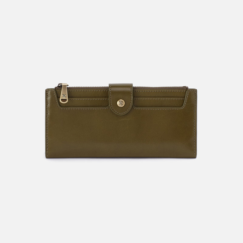 Hobo Dunn Continental Wallet | Olive Veil