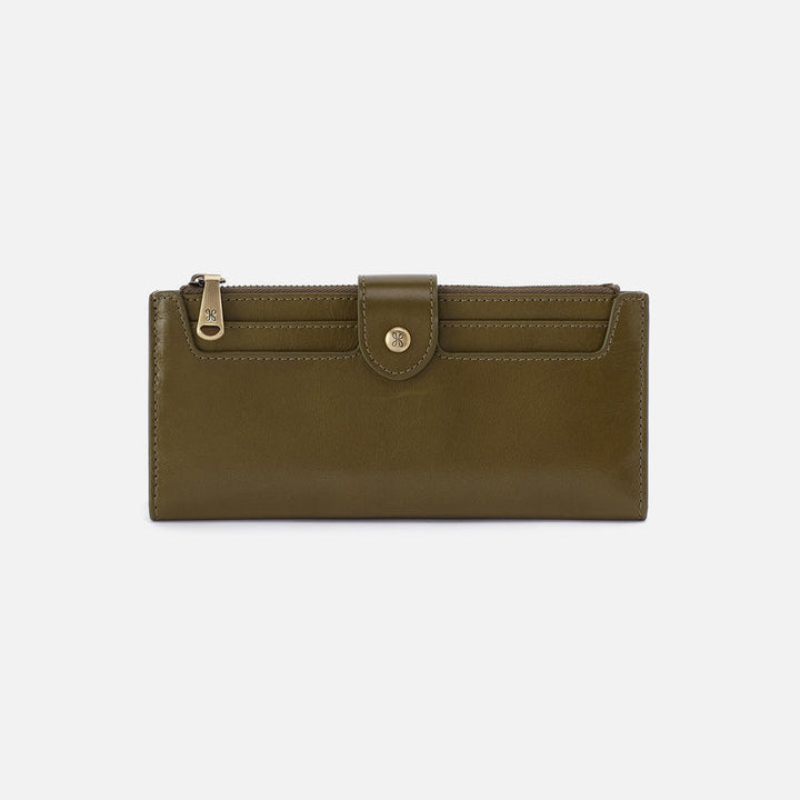 Hobo Dunn Continental Wallet | Olive Veil