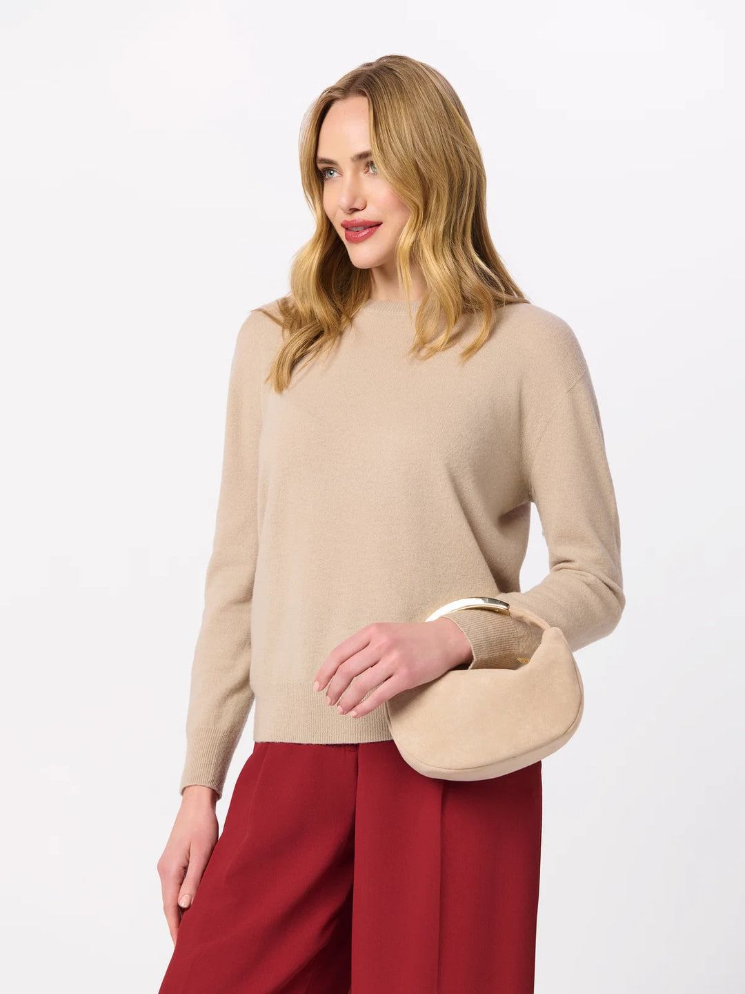Luna Top Handle Bag Bone