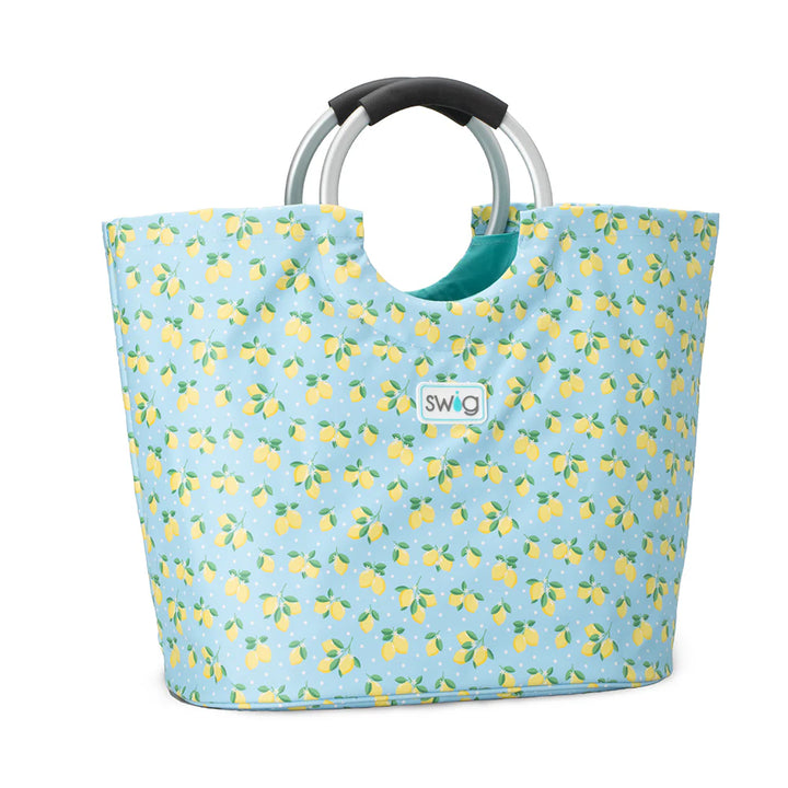 Lemon Meringue Loop Tote Bag