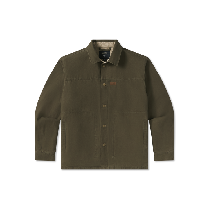 Southern Marsh Bishop Rugged Canvas Jacket / Dark Olive