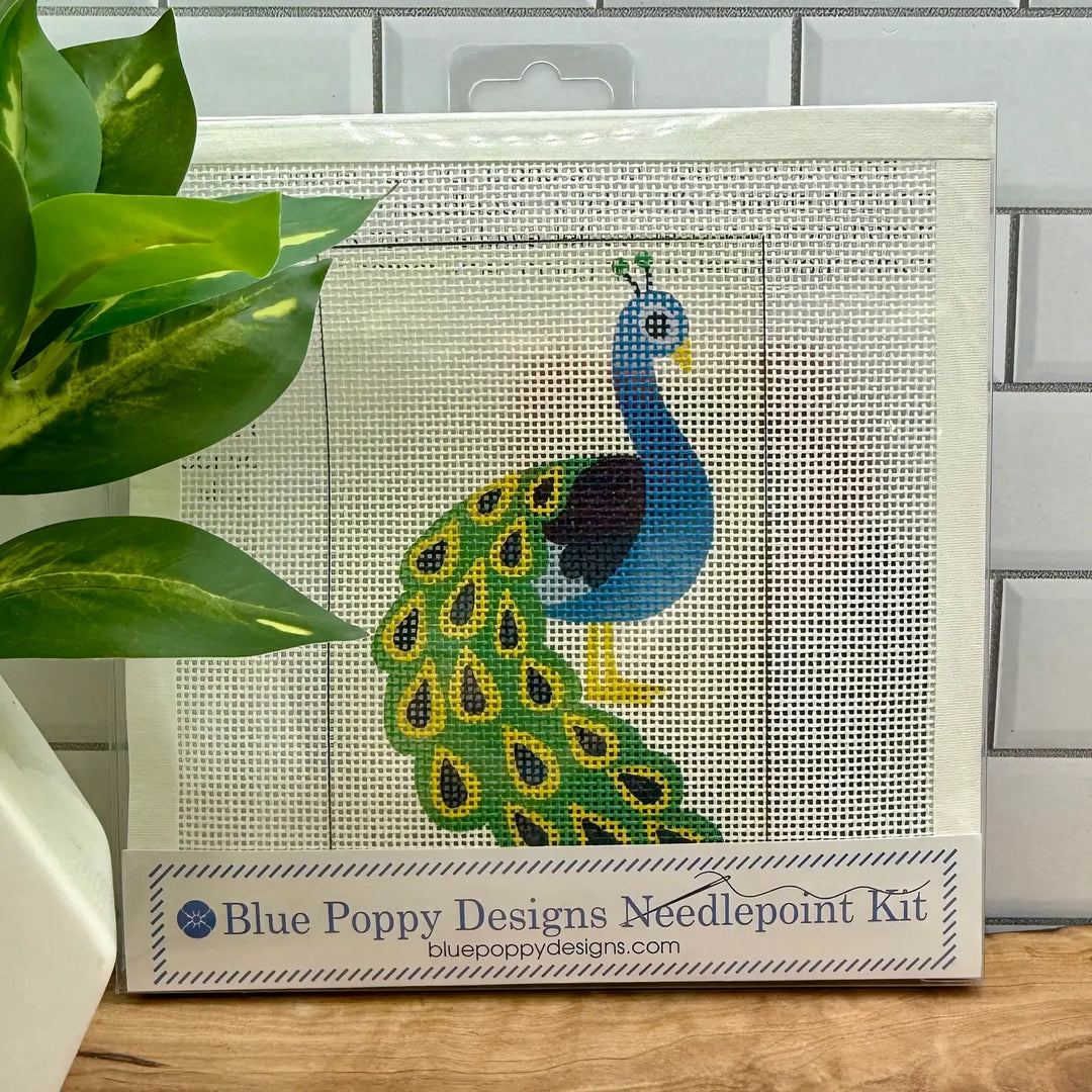 Peacock Needlepoint Kit