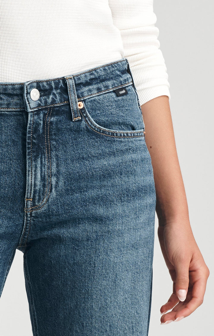 Taylor Dark Brushed Jeans | Classic Blue