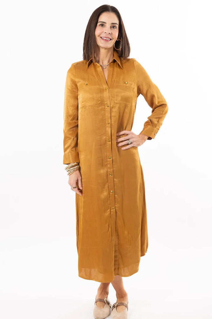 Harper Dress | Harvest Gold