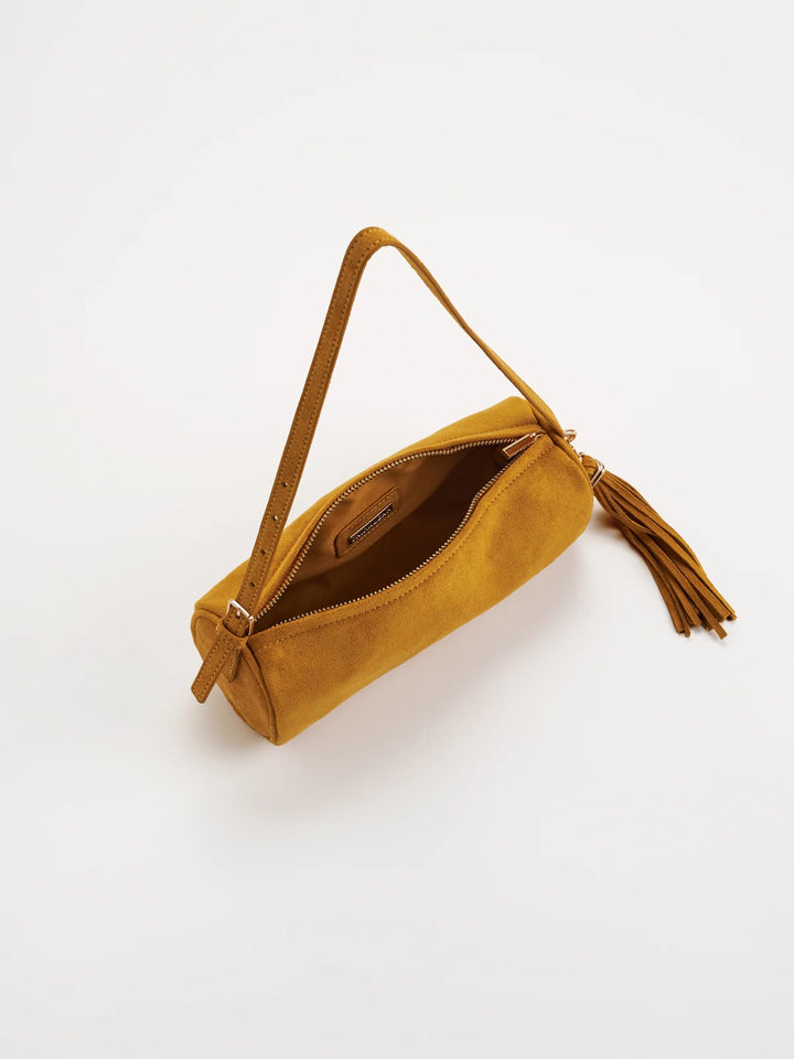 Kylie Barrel Bag Mustard