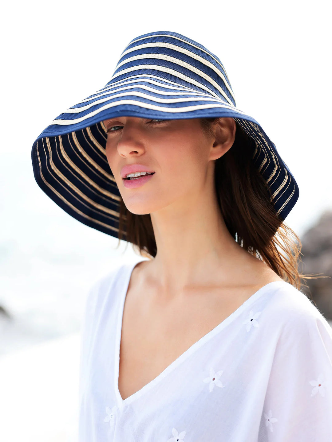 Navy Sunce Foldable Visor