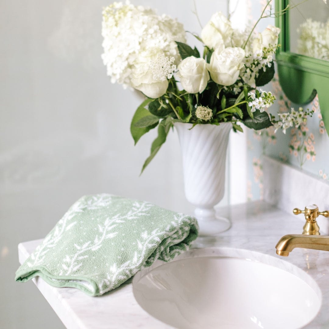Patterned Scallop Hand Towel | Willow